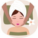 logo vanessa massage visage yvelines